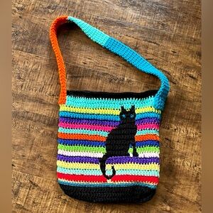 🐈‍⬛Crocheted kitty bag🐈‍⬛